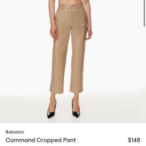 Aritzia (Babaton) Command Cropped Pant- Camel (WOMENS SIZE 0)